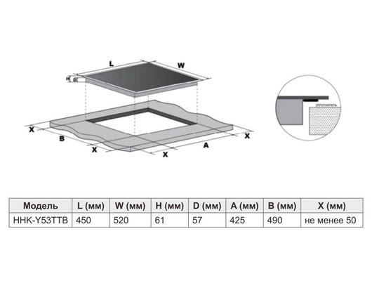 Варочная панель HAIER HHK-Y53TTB